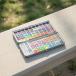  твердый акварель Palette metal кейс застежка усиленный акварель Palette утечка предотвращение внешний защита шарнир крышка . цвет compact легкий проект наружный скетч изобразительное искусство .... регистрация дом тренировка . применение 