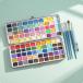  твердый акварель Palette кейс для хранения металл застежка акварель Palette воздухо-непроницаемый защита metal жестяная банка . цвет Area мобильный . компактный поле скетч школа . индустрия путешествие дневник Studio тренировка . применение 