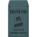 pochi пакет THANKYOU дымчатый зеленый 5 листов ввод Greeful Япония выпускать распродажа коврик прекрасное качество бумага 110×65mm Vintage способ сердце установка 