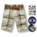 30-38size шорты половина брюки в клетку мужской шорты половина shotsu. минут длина широкий брюки мужчина 5 минут длина короткий хлеб укороченные брюки relax ...