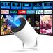 �v���W�F�N�^�[ �ƒ�p 2026�N�ŐV�i���EAndroid TV14.0 �V�䓊�e 270����] �v���W�F�N�^�[ ���^ Wi-Fi ������`�␳ Bluetooth5.4 ����HiFi�X�s�[�J�[ �y��