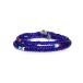 BELIEVEINMIRACLEbi Lee b in miracle GLASS BZ LONG NC NAVY стекло бисер длинный колье темно-синий стандартный товар 3 полосный LAP браслет 2WAY рука колесо ka черновой...