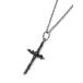 Garden of Eden сад obetenCROSS NECKLACE (BLACK) 20-D131G429.blk Cross колье черный стандартный товар подвеска серебряный диета b...