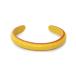 ITUAISitu лёд CHEVRE BANGLE (YELLOW)she-bru браслет желтый стандартный товар браслет кафф коза кожа кожа подарок мужской женский Uni sek...
