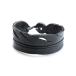  разрозненный ta- King &amp; Company ROOSTERKING &amp; CO. S-hook Carved Leather Feather Bangle (Black) машина bdo кожа перо браслет черный стандартный товар 