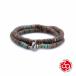 SunKu thank 39hisi ракушка колье &amp; браслет (Brown) / SK-056-BRN стандартный товар Brown чай цвет подвеска серебряный мужской женский 