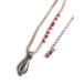 ON THE SUNNY SIDE OF THE STREET on The Sunny боковой ob The Street African Trade Beads Antique Spoon Necklace ( белый × красный ) Africa...