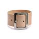  on The Sunny боковой ob The Street ON THE SUNNY SIDE OF THE STREET Wide Leather Bracelet (Beige) широкий кожа браслет 