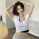  футболка женский блуза короткий рукав модный одноцветный cut and sewn tops U шея женский мода весна лето 