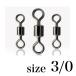  low кольцо swiveles 3/0# 88kg 10 шт вертлюг зажим 