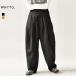  белый WHYTO. брюки tuck design tapered pants tuck дизайн конические брюки женский осень-зима длинные брюки легкий брюки подкладка имеется WHT26FPT4076