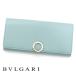 BVLGARI BVLGARY 287301 BVLGARY * BVLGARY кошелек для мелочи . есть длинный кошелек серый автомобиль - бирюзовый женский новый товар 