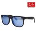 Ray Ban RayBan RJ9069S 702855 48 JUSTIN KIDS солнцезащитные очки Justin Kids детский Junior Raver черный голубой зеркало стандартный товар 