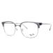 Ray Ban RayBan RX7216F RB7216F 8470 53 NEW CLUBMASTER date очки оправа для очков серый стальной ru low Bridge Fit стандартный товар новый товар 