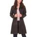 [ есть перевод ] кролик двусторонний пальто мутон женский темно-коричневый (1100-08r)