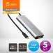 j5create USB4 5in1 Intelå ǥ奢ǥץ쥤ޥϥ USB-C3.2, USB-A3.2, USB-C PD85W, 4K HDMI, 4K DisplayPort Windows Macб JCD401-EJ
