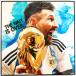 Lionel Messi (6) rio фланель Messhi [ pop искусство panel Keetatat Sitthiket ключ tatato City Kett ] рама панель wall подарок футбол игрок 