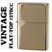 zippo �W�b�|�[���C�^�[ �t���b�g�g�b�v�r���e�[�W �E�n�C�|���b�V���u���X ���C������ 1937 #270CC �������� �l�R�|�X��