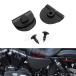 Motorcycle Black Side Battery Cover Clips Mount Clamp Right Left For Harley Sportster XL883 XL1200 2004-2018 X48 72 2010-2022