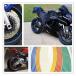  Yamaha strip bike wheel sticker reflection sticker rim tape bike. styling SRX600 XJ600 BMW F800GT F80