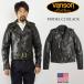  Vanson VANSON C2 Double Rider's black America made American made leather jacket leather jacket 