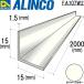 Alinco и т.п. сторона угол ( угол ) 1 шт. размер :15×15×1.5mm / длина :2000mm слоновая кость белый ( блеск иметь ) номер товара FA107W2 * всего 33000 иен бесплатная доставка 