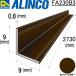  Alinco и т.п. сторона угол ( угол ) 1 шт. размер :9×9×0.8mm/ длина :2730mm bronze ( блеск иметь ) номер товара FA230B3 * всего 33000 иен бесплатная доставка 