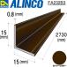  Alinco и т.п. сторона угол ( угол ) 1 шт. размер :15×15×0.8mm / длина :2730mm bronze ( блеск иметь ) номер товара FA232B3 * всего 33000 иен бесплатная доставка 