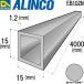  Alinco угол труба 1 шт. размер :15×15×1.2mm/ длина :4000mm ткань номер товара FB102N * всего 33000 иен бесплатная доставка 