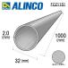  Alinco круг труба 1 шт. размер :φ32×2.0mm/ длина :1000mm серебряный ( блеск .) номер товара FC211S1 * всего 9 тысяч иен и больше бесплатная доставка 