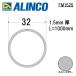  Alinco metal молдинг aluminium круг труба размер :32×1.5mm длина :1000mm серебряный ( блеск удаление прозрачный ) номер товара FM152S * всего 9 тысяч иен и больше бесплатная доставка 