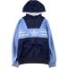  б/у одежда 80~90 годы Adidas to зеркальный . il Logo половина Zip с капюшоном . джерси тянуть over женский M соответствует Vintage /eaa681283