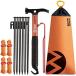  молоток для колышков палатка Hammer кемпинг Hammer высота уголь элемент сталь Hammer 30cm кованый палатка колок 6шт.@ упаковочный пакет имеется 4m отражающий материал палатка трос 4шт.@ предотвращение скольжения 