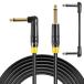  инструмент кабель 21AWG электрогитара для 150cm 1/4 монофонический TS Jack соединительный кабель имеется низкий шум 