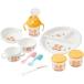  baby подарок Miki House детская посуда миска plate кружка стол одежда комплект внутри праздник . ответ младенец . ребенок детская смесь посуда товары для малышей 46-7155-688