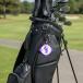  зеркальная полировка высококлассный Golf именная табличка скульптура название . сумка бирка брелок для ключа Golf маркер (габарит) caddy bag для с ремешком . металлический квадратный половина . дизайн 