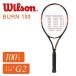 Wilson Wilson BURN 100 теннис ракетка бейсбол 100 дюймовый 303g 16×19 вращение энергия круговой соревнование часть .