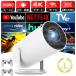 [ ограничение 7880 иен ] проектор корпус 4K для бытового использования потолок .. высокая яркость автоматика шт. форма корректировка короткий растояние Android11 WiFi6 Bluetooth динамик встроенный HDMI маленький размер легкий домашний театр (эффект живого звука) 