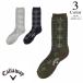  распродажа /30%OFF Callaway Golf в клетку носки c25293108(FR: мужской ) Callaway Callaway новый товар почтовая доставка 