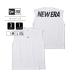 NEW ERA New Era tops French рукав большой размер do Performance одежда задняя сторона Logo Wordmark белый . вода скорость .14410207