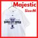 Majestic MLB can The s City * Royal z короткий рукав футболка M белый Kansas City Royals Baseball Logo 