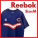 Reebok NFL Chicago * Bear -z футболка M темно-синий короткий рукав Logo принт американский футбол American Casual б/у одежда 