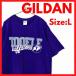 GILDAN TOOELE Buffaloes футболка L лиловый колледж Logo American Casual б/у одежда 
