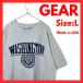 90s USA�� GEAR FOR SPORTS ���V���g����w T�V���c L �I�[�o�[�T�C�Y �J���b�W �Ò� �O���[