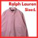 POLO Ralph Lauren �����t���[���� The Big Oxford �I�b�N�X�t�H�[�h�V���c 170 �s���N ���� �{�^���_�E�� �|�j�[�h�J