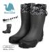  fishing boots spike boots fishing boots half height water-repellent . fishing with a hood . outdoor . slide spike bottom boots gray BC-871