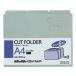 kokyo3 cut папка -A4 серый 6 листов (1~3 гора ×2 комплект ) A4-3FS-M 1 3 cut cut папка - индивидуальный папка - файл 