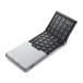 iclever Bluetooth�܂肽���݃L�[�{�[�h �V���o�[�u���b�N IC-BK09