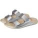 ()  ǥ  ȥ Х 饤  ECCO women Cozmo Two Band Slide Sandal Pure Silver Metallic