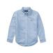 P максимальный 21 раз 12/19-21 ограничение ( посылать за ) Ralph Lauren Kids Kids хлопок оскфорд спорт рубашка 